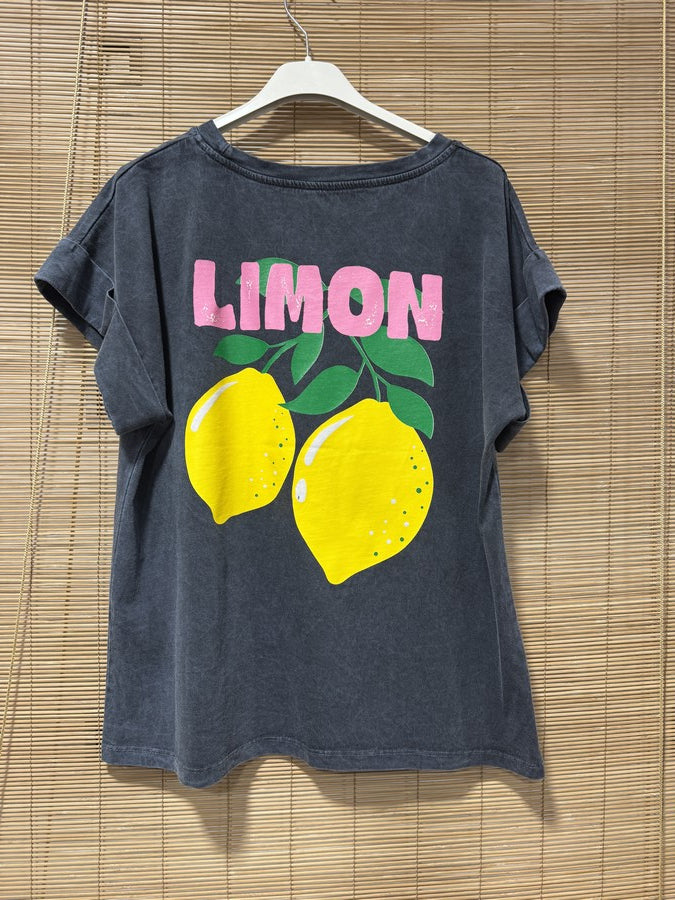 T-shirt anthracite LIMON