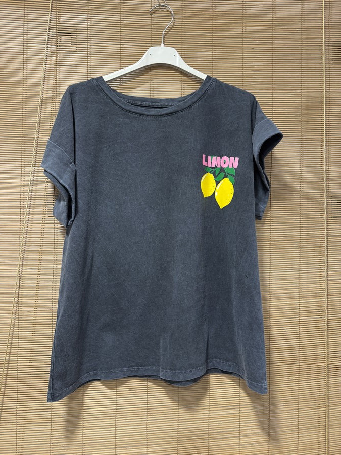 T-shirt anthracite LIMON