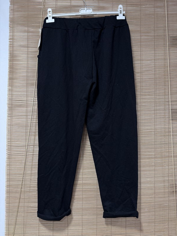 Pantalon souple et soyeux noir