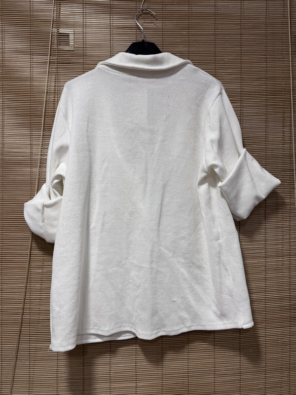 Blazer velours blanc