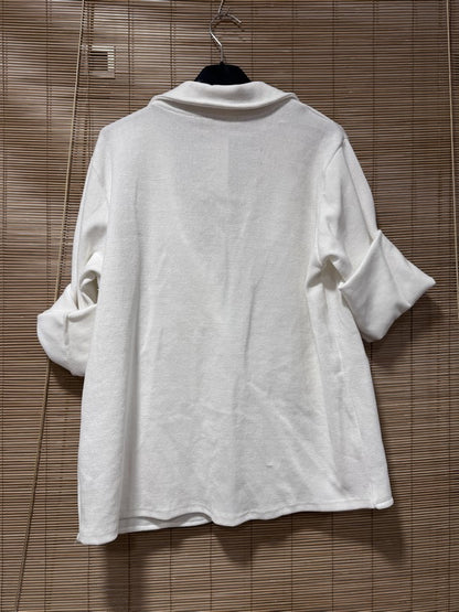Blazer velours blanc