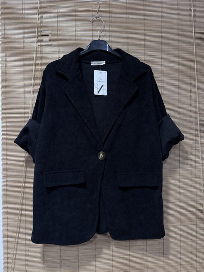 Blazer velours noir