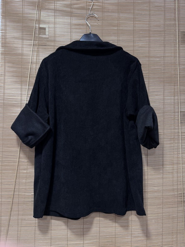 Blazer velours noir