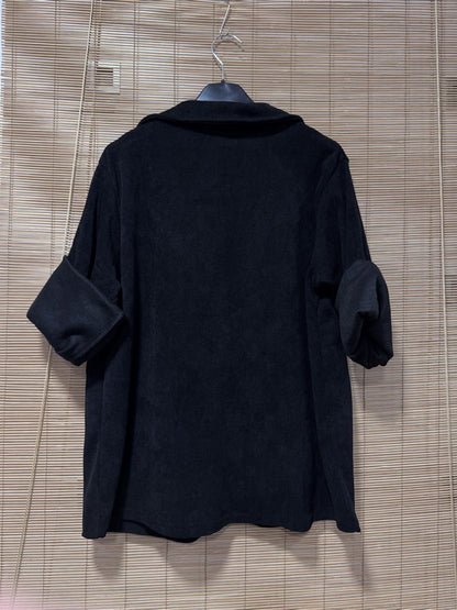 Blazer velours noir