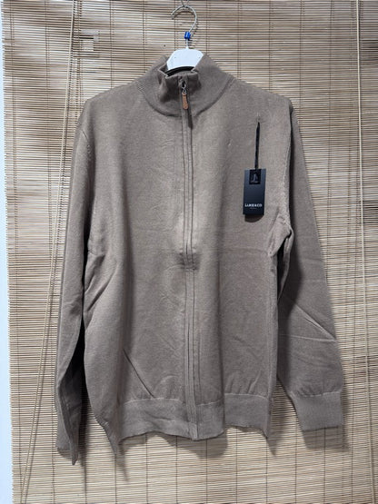 Gilet zippé CLAUDE beige du S au 3XL