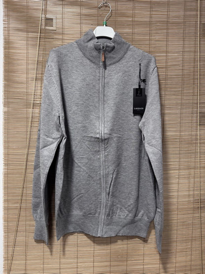 Gilet zippé CLAUDE gris du S au 3XL
