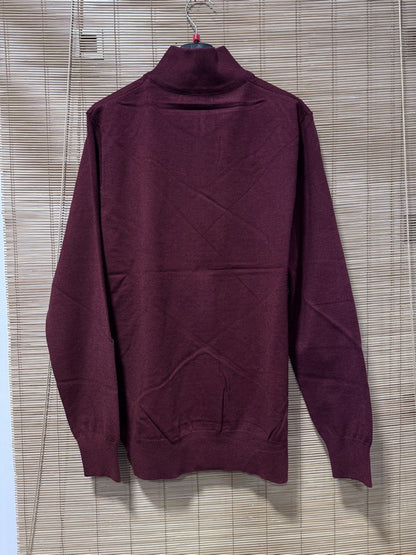 Gilet zippé CLAUDE bordeaux du S au 3XL