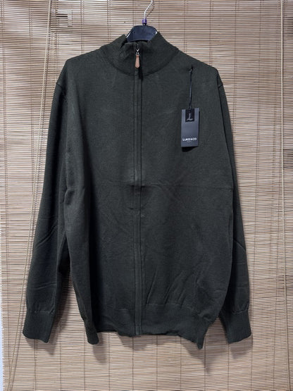 Gilet zippé CLAUDE kaki du S au 3XL