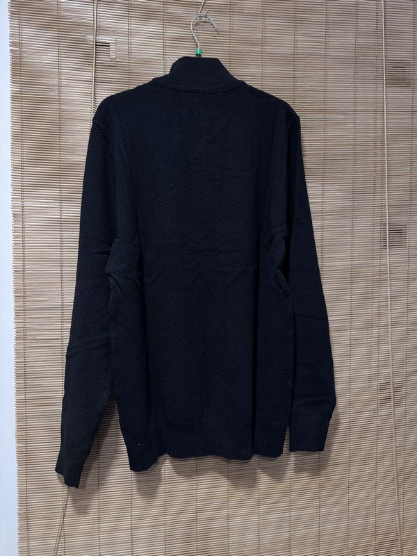 Pull col cheminée noir du M au 2XL