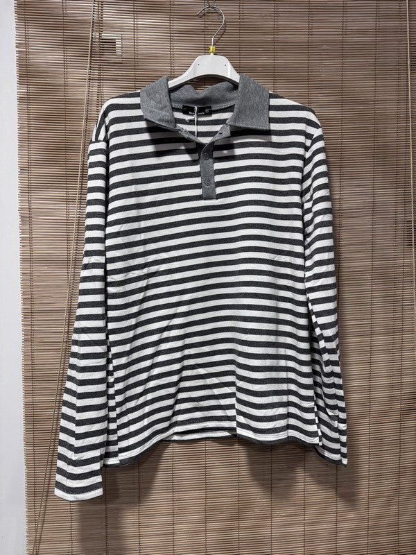 Pull fin rayé NINO gris du M au 3XL