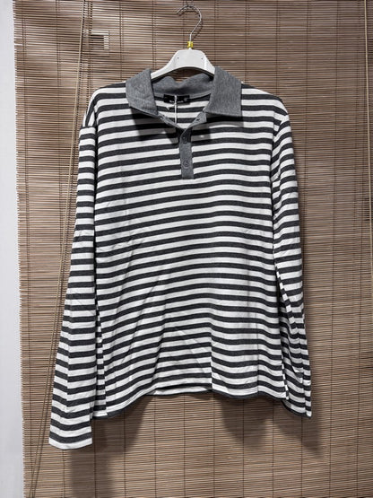 Pull fin rayé NINO gris du M au 3XL