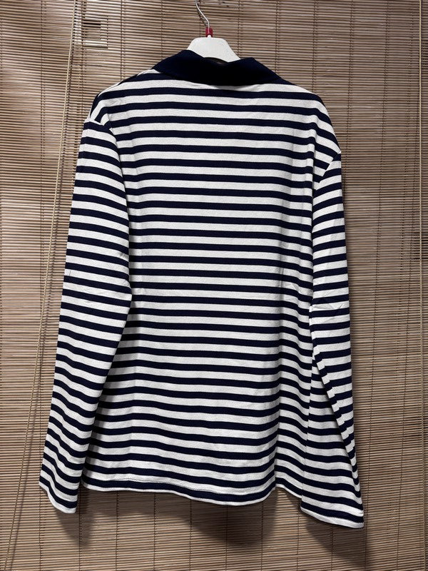 Pull fin rayé NINO bleu marine du M au 3XL