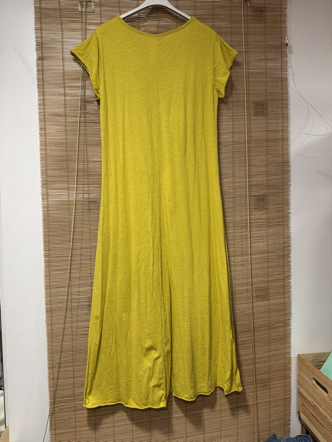Robe longue t-shirt jaune