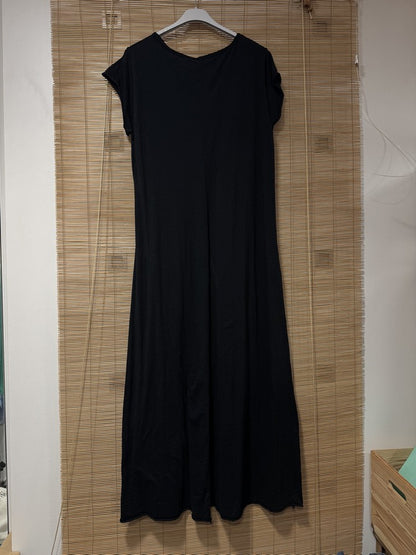 Robe longue t-shirt noire