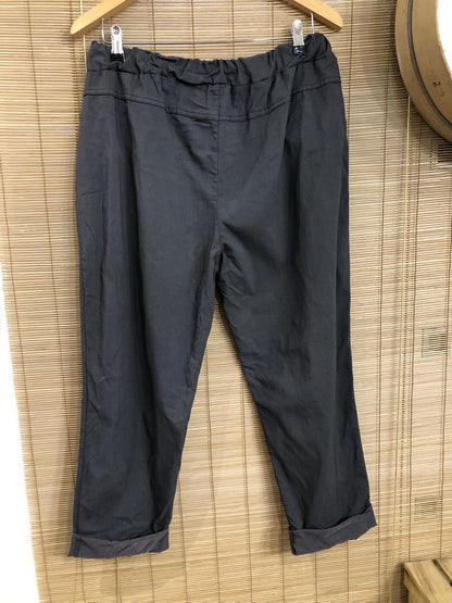 GRANDE TAILLE - Pantalon anthracite
