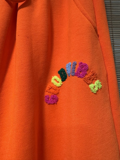 GRANDE TAILLE - Jogging GOOD VIBES orange