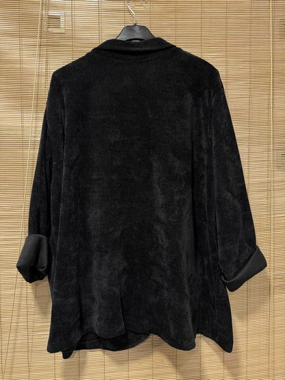 GRANDE TAILLE - Blazer velours noir