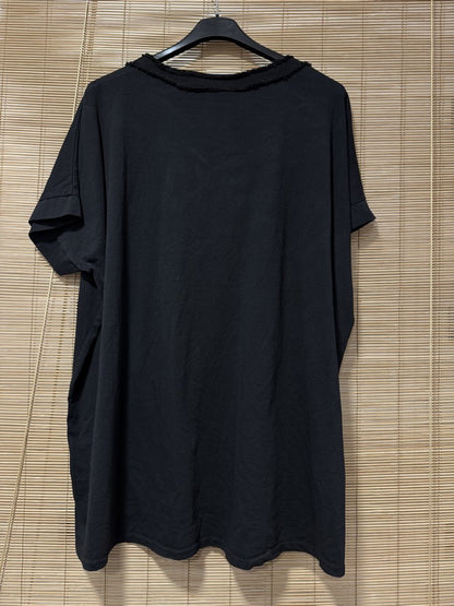 GRANDE TAILLE - T-shirt La Vie est Belle noir