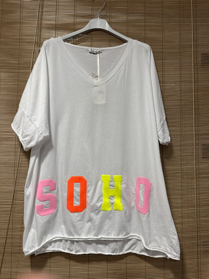 GRANDE TAILLE - T-shirt SOHO blanc