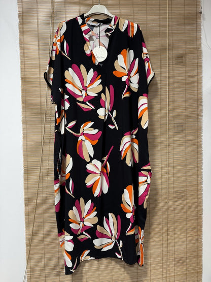 GRANDE TAILLE - Robe imprimée noir