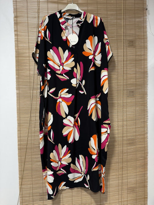 GRANDE TAILLE - Robe imprimée noir