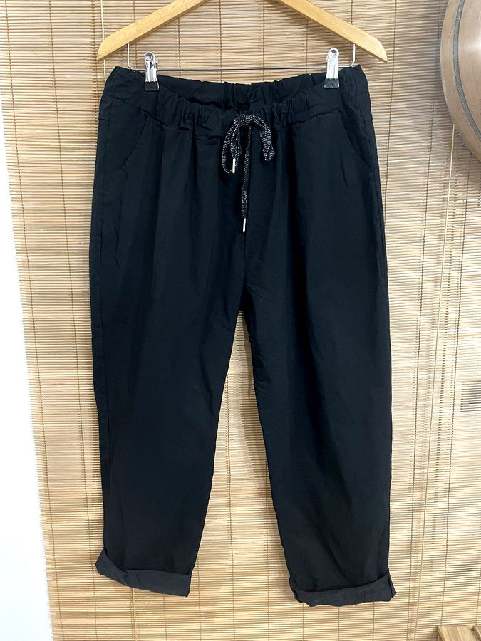 GRANDE TAILLE - Pantalon noir