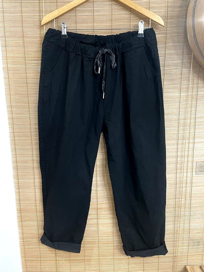 GRANDE TAILLE - Pantalon noir