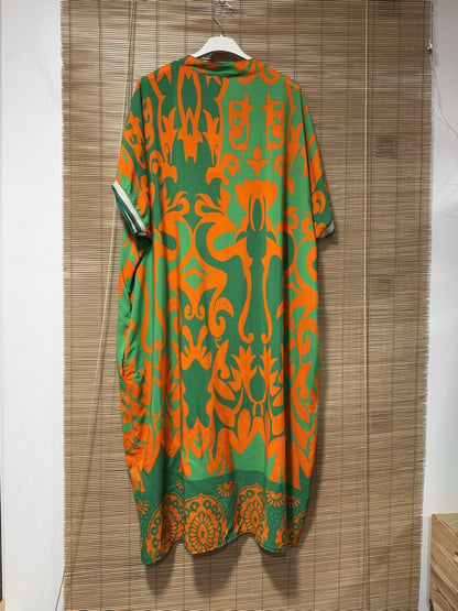 GRANDE TAILLE - Robe longue arabesques 4