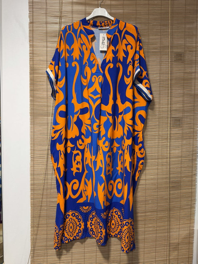 GRANDE TAILLE - Robe longue arabesques 8