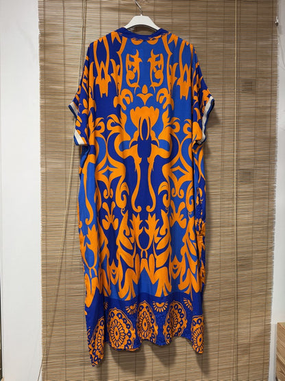 GRANDE TAILLE - Robe longue arabesques 8