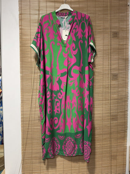 GRANDE TAILLE - Robe longue arabesques 12