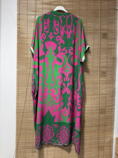 GRANDE TAILLE - Robe longue arabesques 12
