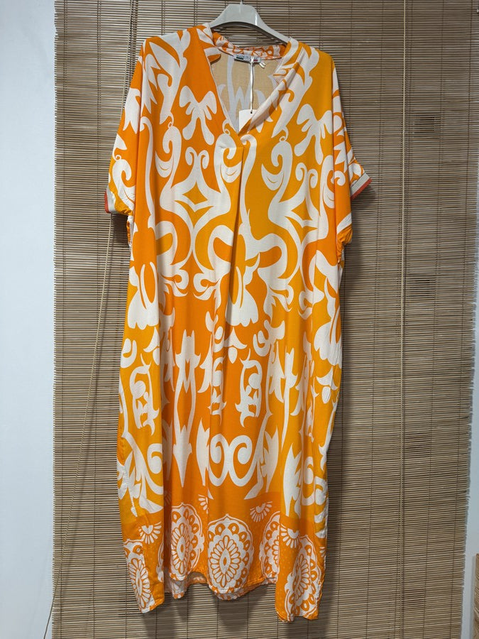 GRANDE TAILLE - Robe longue arabesques 15