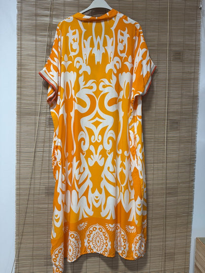 GRANDE TAILLE - Robe longue arabesques 15