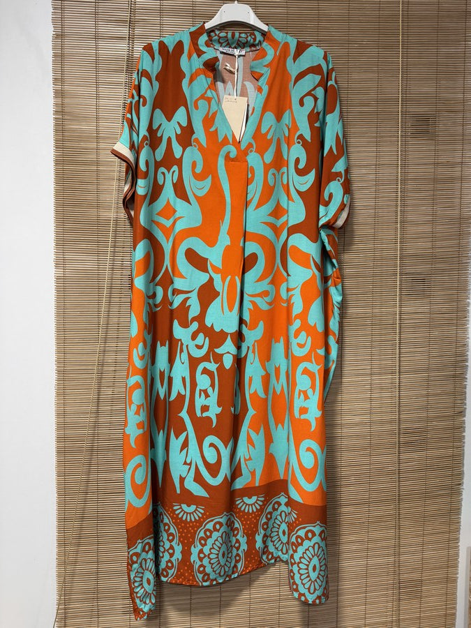 GRANDE TAILLE - Robe longue arabesques 16