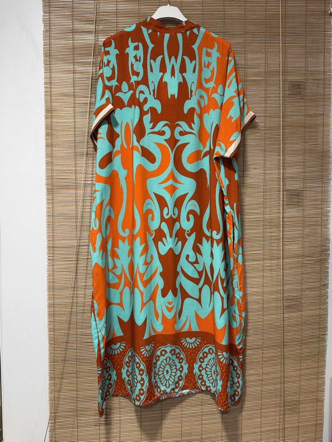 GRANDE TAILLE - Robe longue arabesques 16