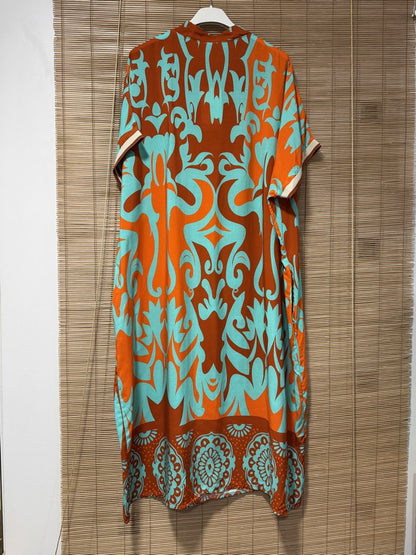 GRANDE TAILLE - Robe longue arabesques 16