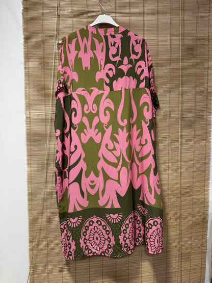 GRANDE TAILLE - Robe mi-longue arabesques 6
