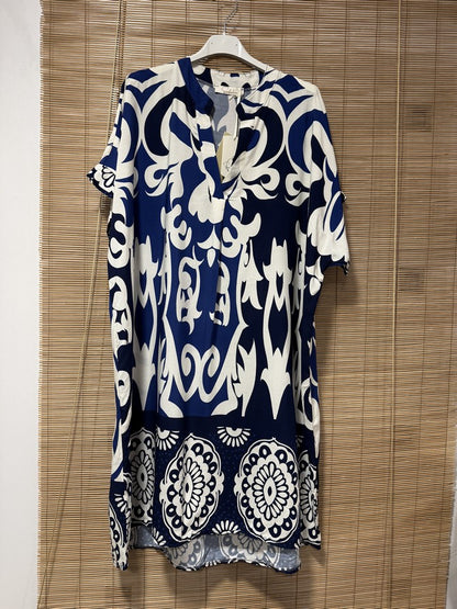 GRANDE TAILLE - Robe mi-longue arabesques 7