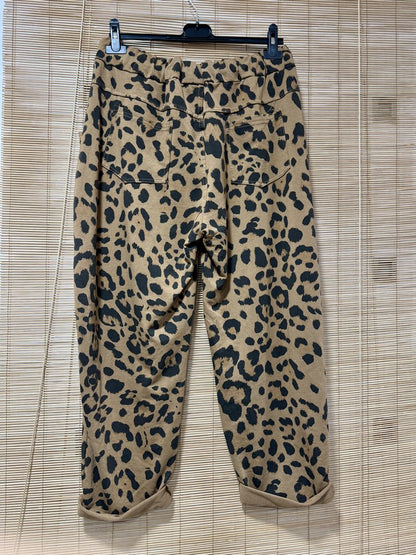 GRANDE TAILLE - Jogging poches carrées léo camel