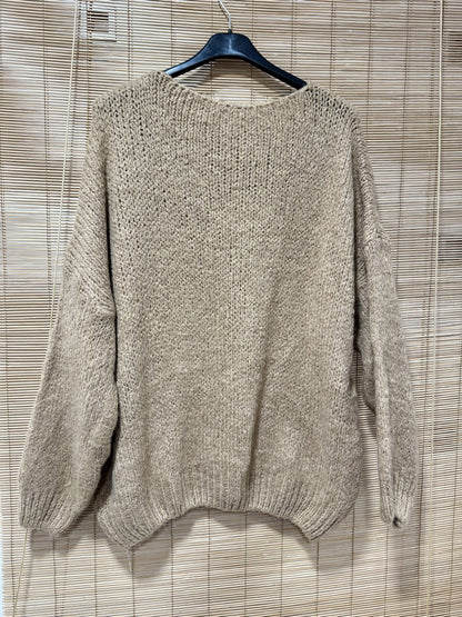 GRANDE TAILLE - Pull oversize ficelle