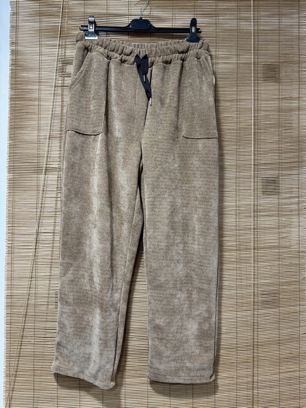 GRANDE TAILLE - Pantalon velours camel