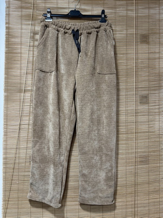 GRANDE TAILLE - Pantalon velours camel