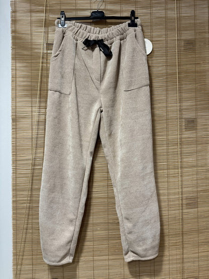 GRANDE TAILLE - Pantalon velours beige