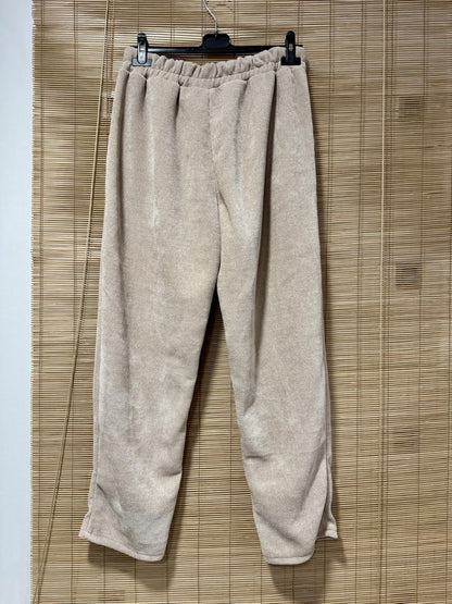 GRANDE TAILLE - Pantalon velours beige