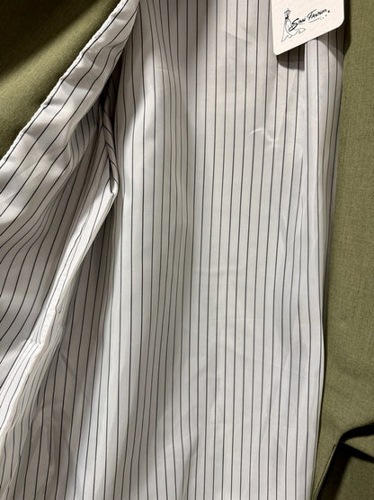 GRANDE TAILLE - Blazer rayé kaki
