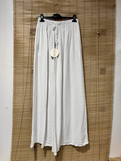 GRANDE TAILLE - Pantalon fluide blanc