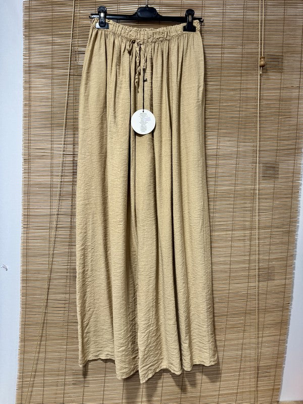 GRANDE TAILLE - Pantalon fluide camel