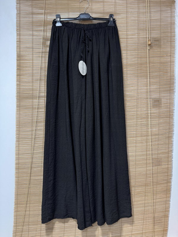 GRANDE TAILLE - Pantalon fluide noir