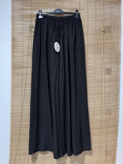 GRANDE TAILLE - Pantalon fluide noir